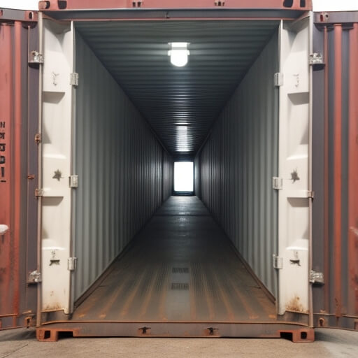 Tunnel shipping Container