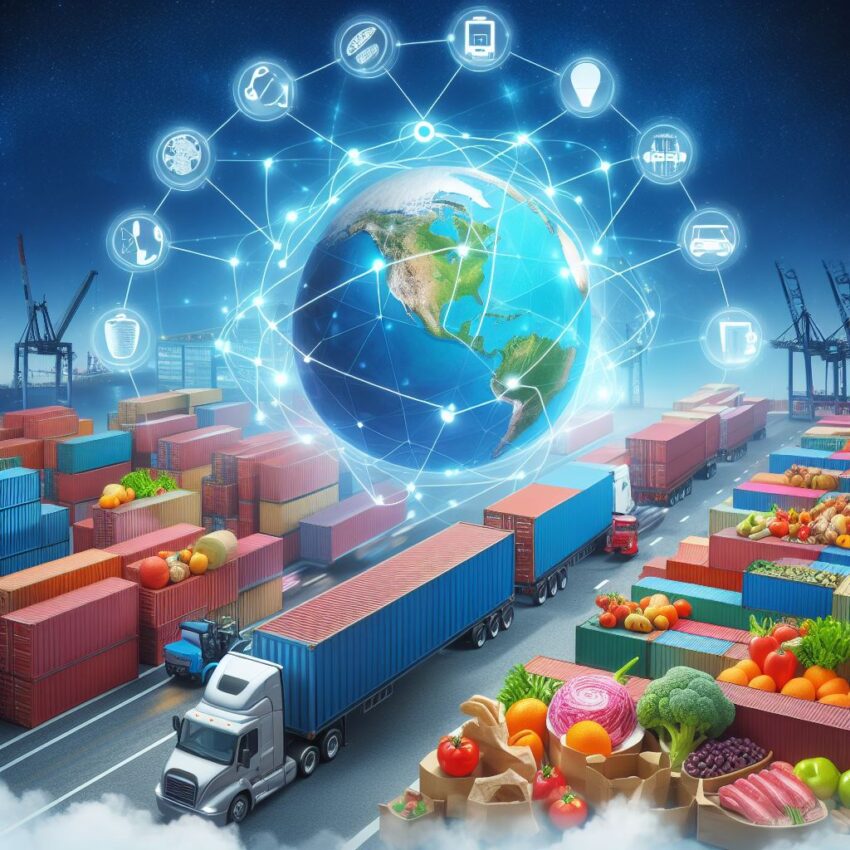 Global Food Supply Chain through Container Shipping