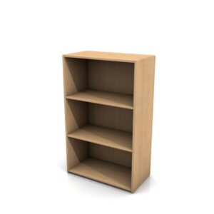 Site Office Wooden Bookcase – 1200mm, Fixed Shelves