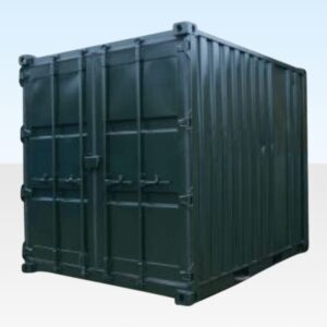 10 ft Cut Down Shipping Container – Steel Construction, Lockbox, Wind and Watertight