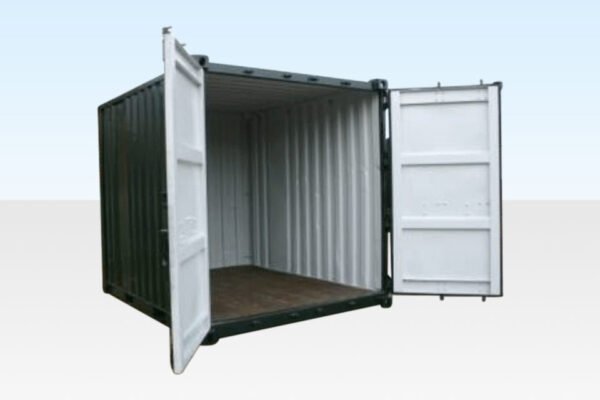 10 ft Cut Down Shipping Container – Steel Construction, Lockbox, Wind and Watertight - Image 2