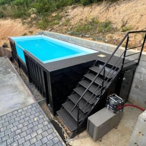 20ft Converted Shipping Container Swimming Pool