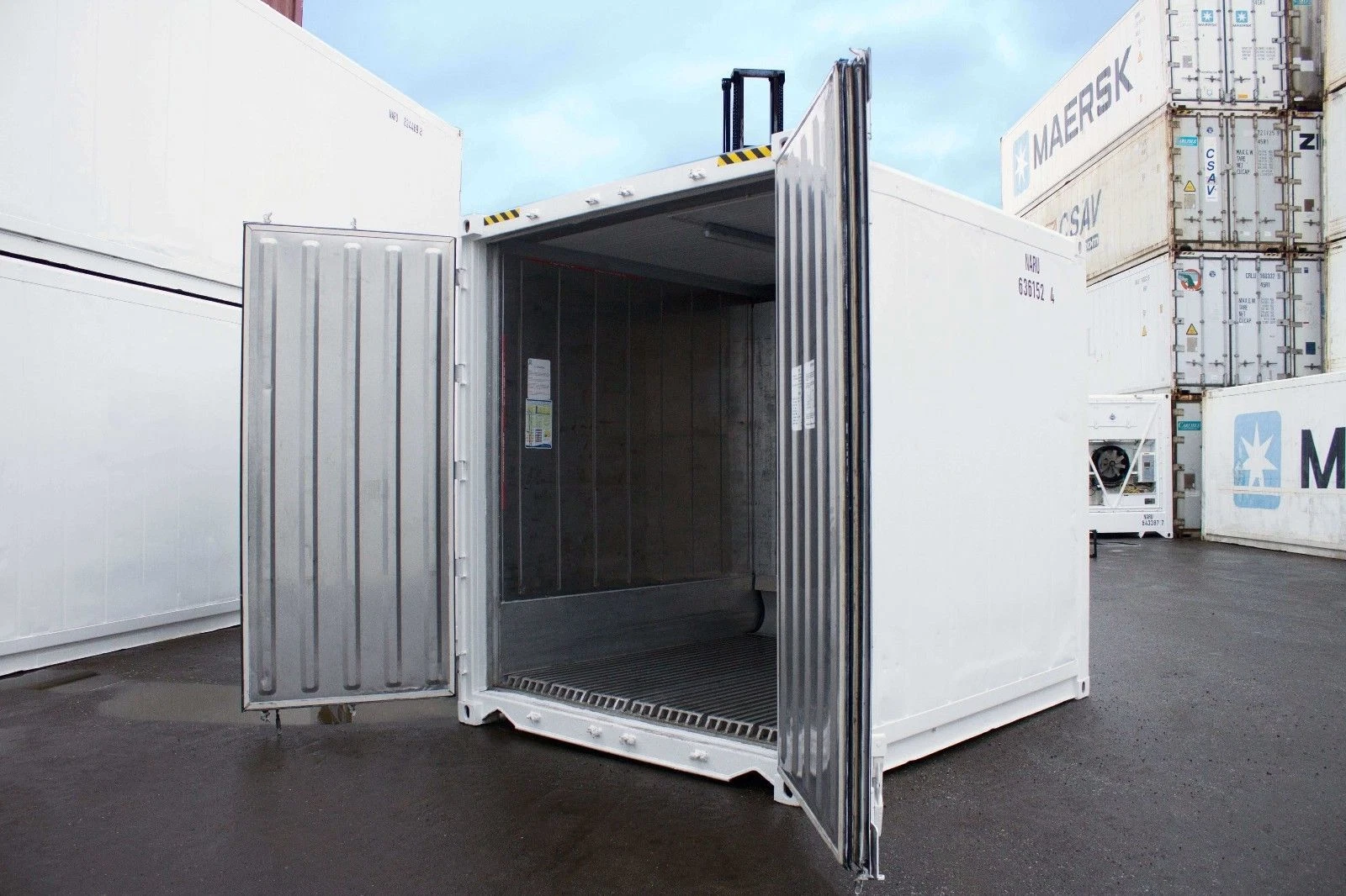 10ft Used Reefer Container with Cooling Unit - Image 5