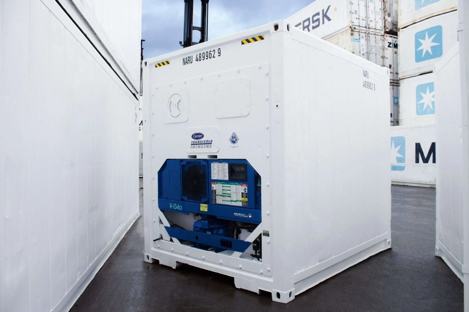 10ft Used Reefer Container with Cooling Unit - Image 2