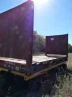 20ft Flat Rack Container – One Trip – Open Sides - Image 8