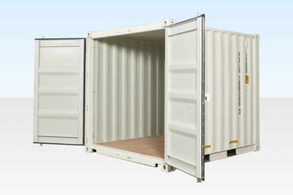 10 ft Shipping Container – White, Corten Steel, CSC Plated, 28mm Marine Ply Floor - Image 3