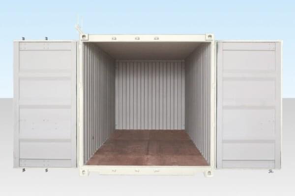 20 ft Shipping Container – White, Corten Steel, CSC Plated, 28mm Marine Ply Floor - Image 4