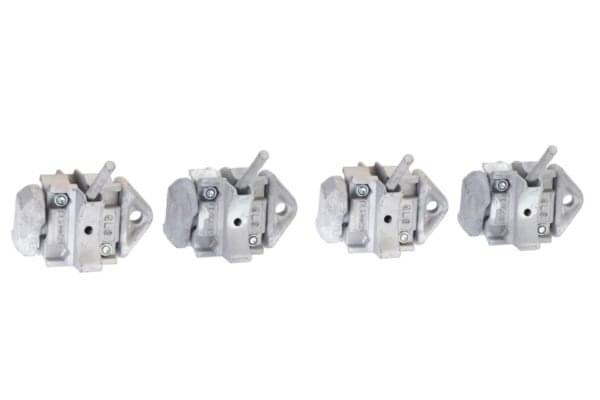 Twist Locks for Container Stacking – Set of 4, Double Ended, Galvanised Cast Steel