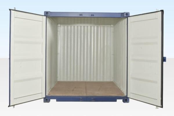 10 ft x 8 ft Shipping Container – Blue, Corten Steel, CSC Plated - Image 2