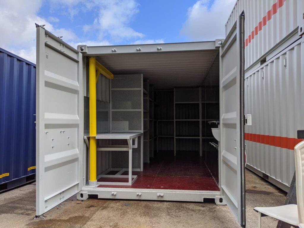 20ft New Workshop Container with Electrical System and Workbench - Image 6