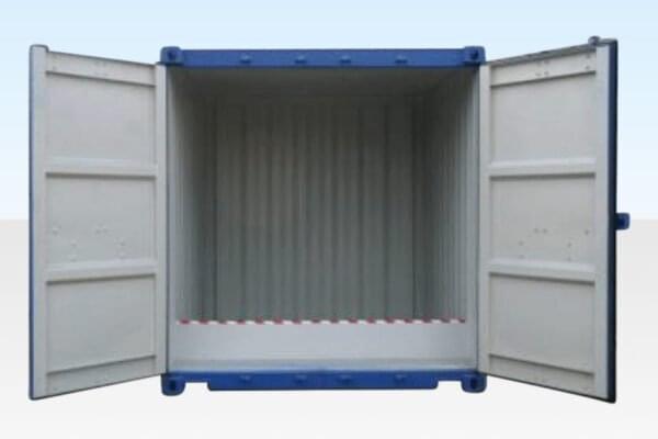 10 ft Raised Bunded Storage Container – 300mm Bund, Corten Steel, 12 Vents - Image 4