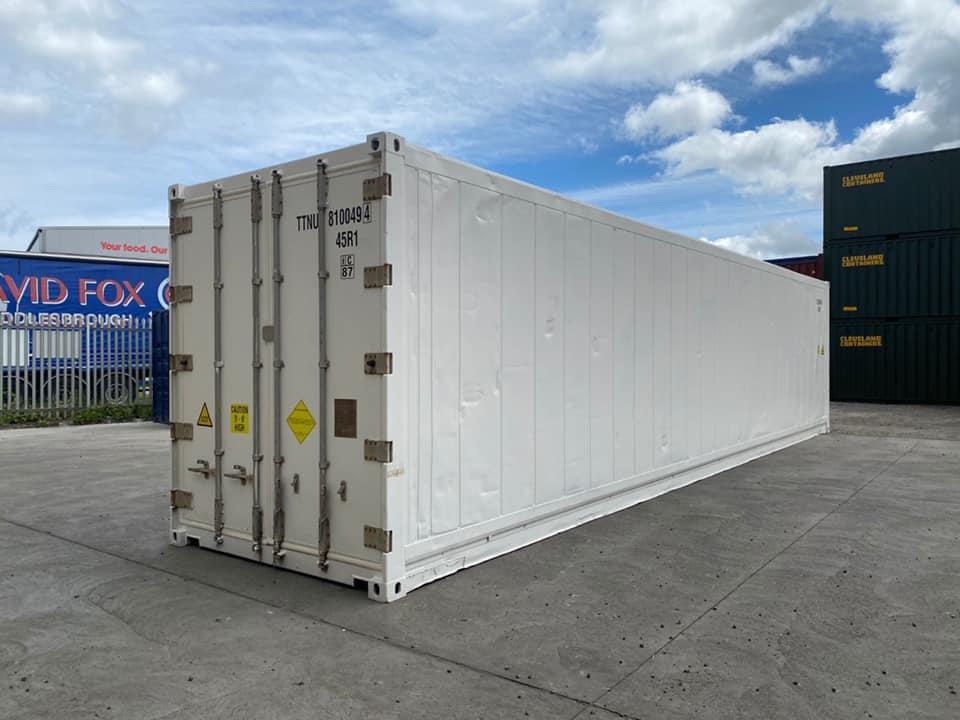 40ft High Cube Refurbished Reefer Container with Carrier Cooling Unit - Image 2