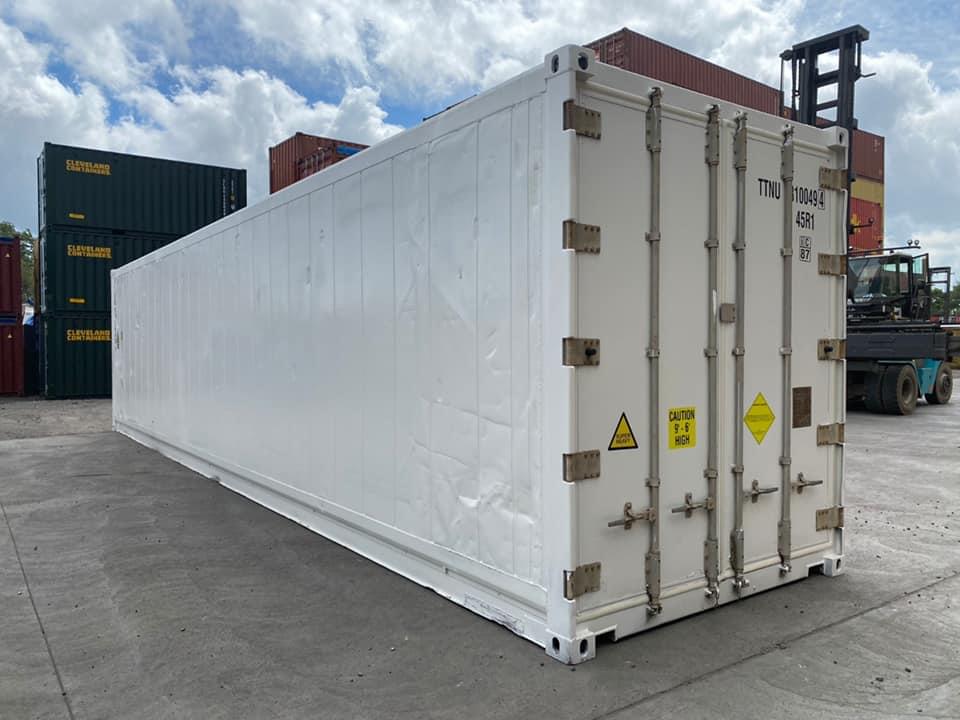 40ft High Cube Refurbished Reefer Container with Carrier Cooling Unit