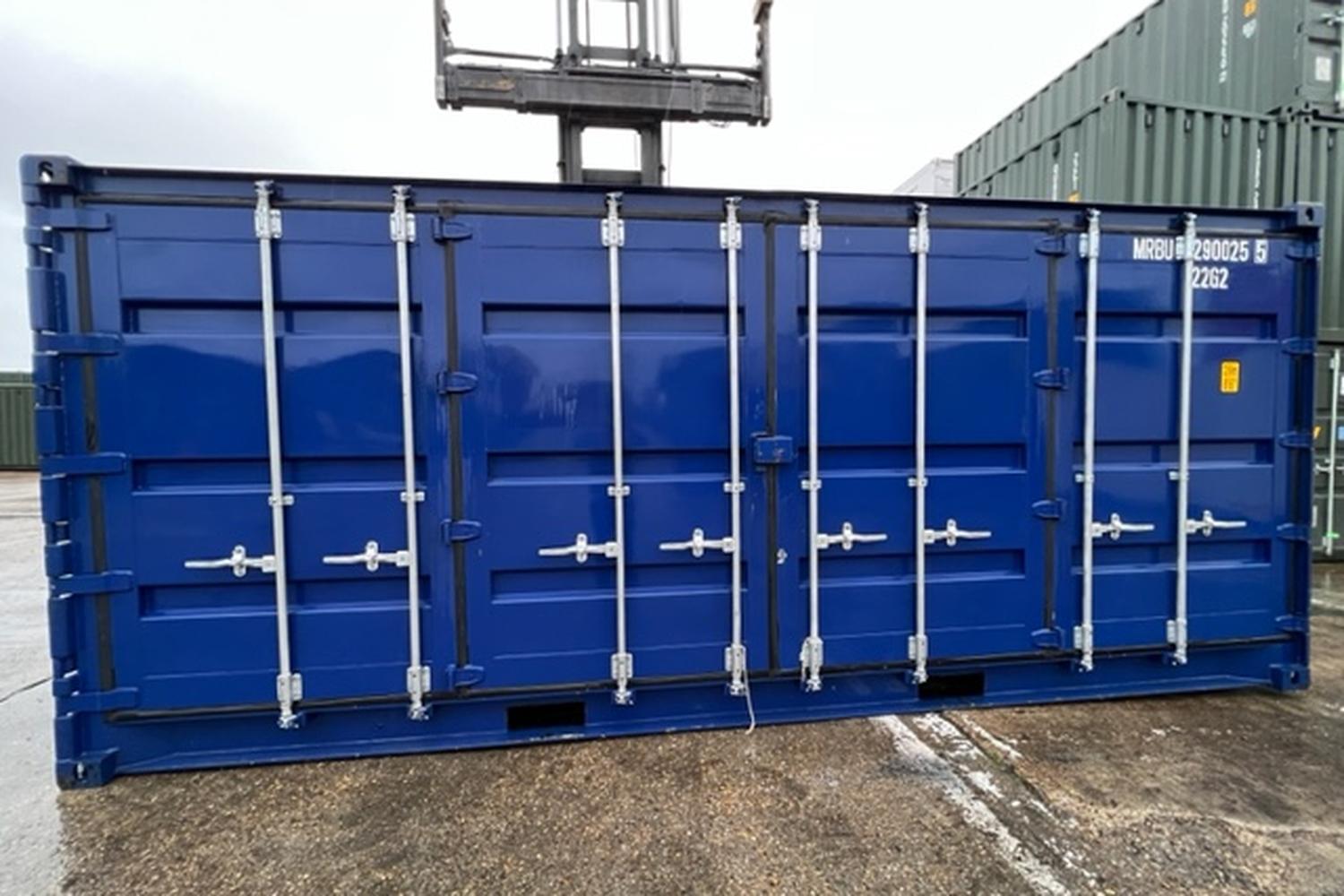 20 ft Open Side Container – Full Side Access – Corten Steel, CSC Plated - Image 3