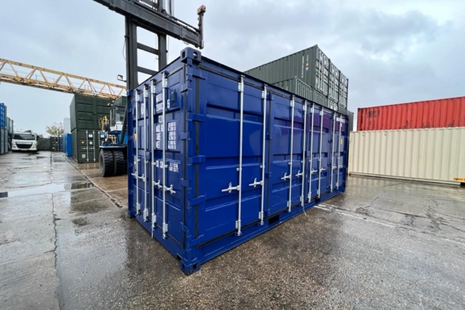 20 ft Open Side Container – Full Side Access – Corten Steel, CSC Plated - Image 4