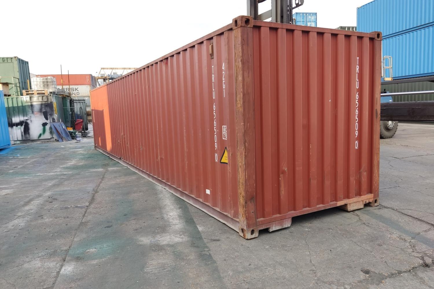 40 ft Dry Van Shipping Container – Corten Steel, CSC Plated, Wind and Watertight - Image 3
