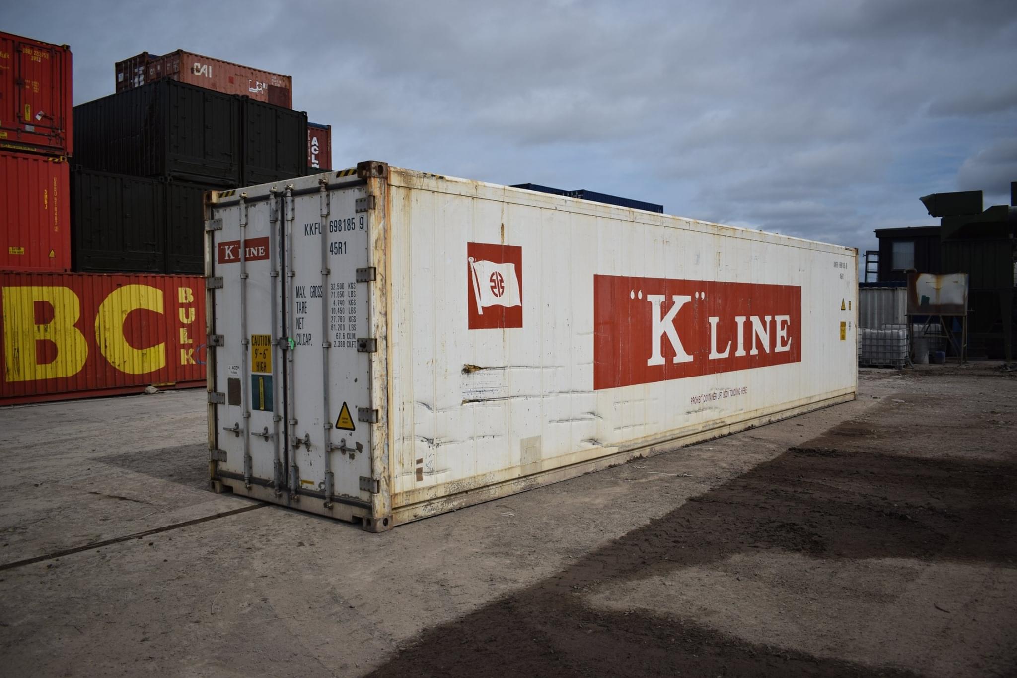 20ft Used Refrigerated Shipping Container with Carrier Cooling Unit - Image 3