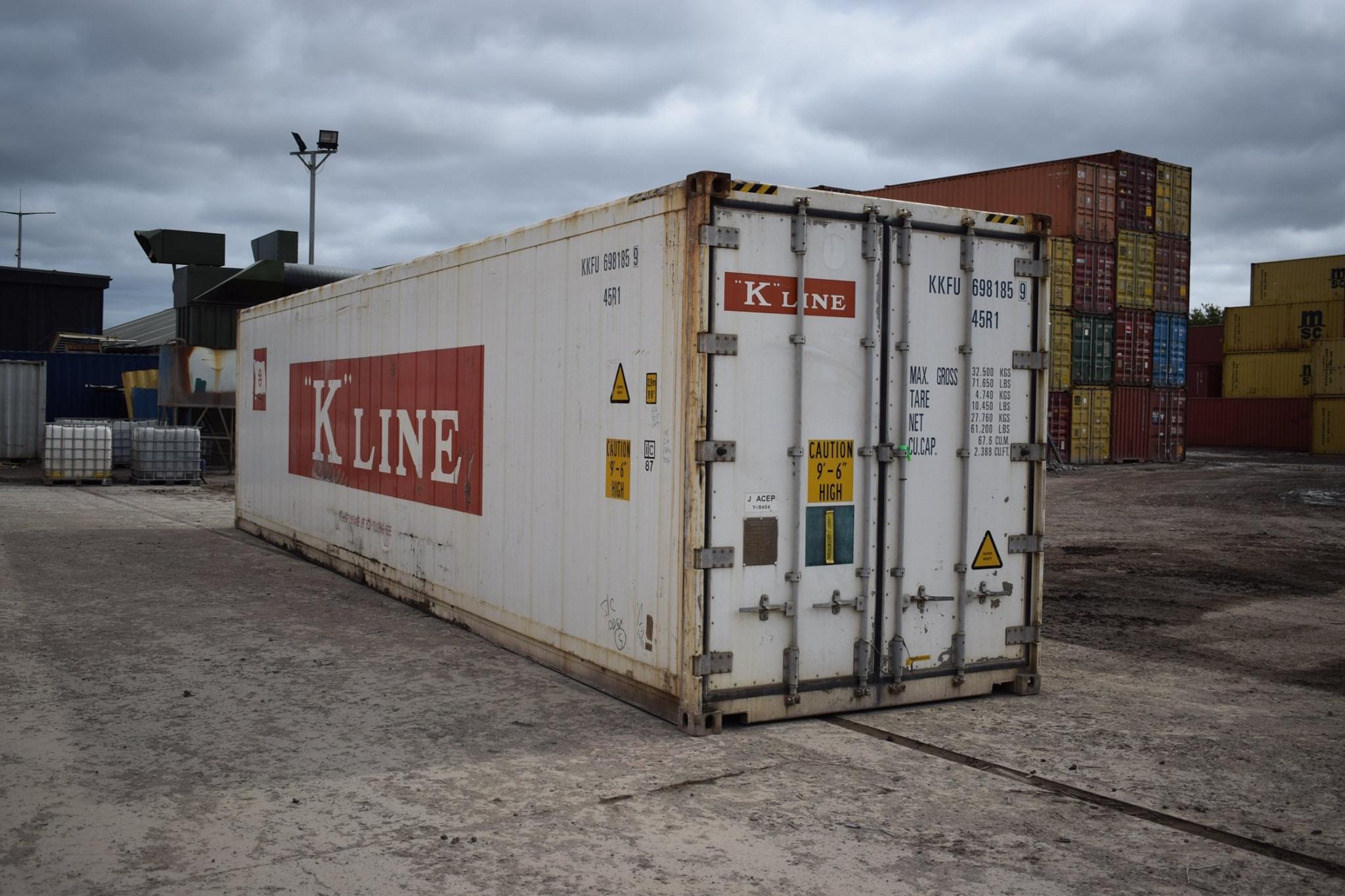 20ft Used Refrigerated Shipping Container with Carrier Cooling Unit