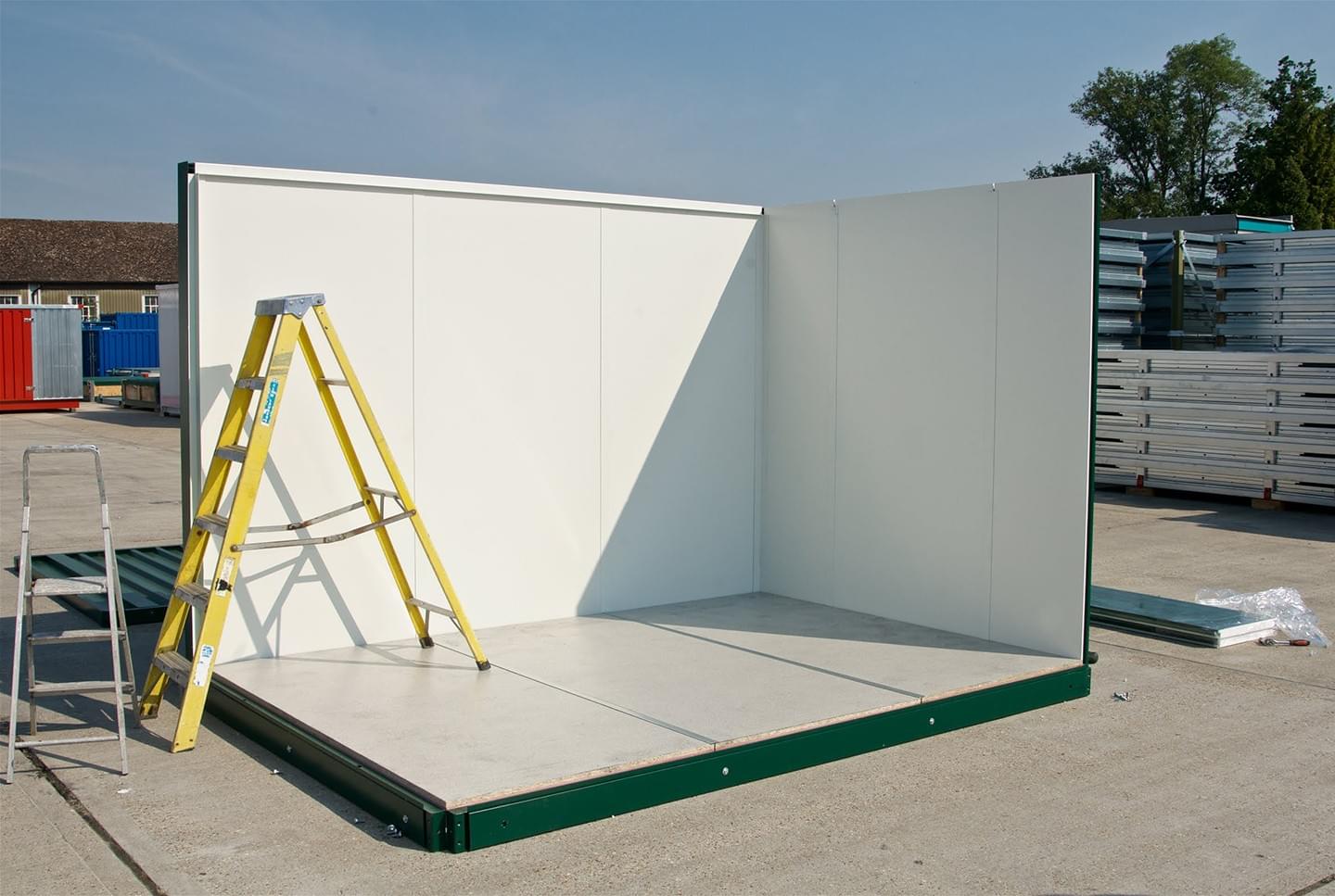 20ft New Workshop Container with Electrical System and Workbench - Image 3