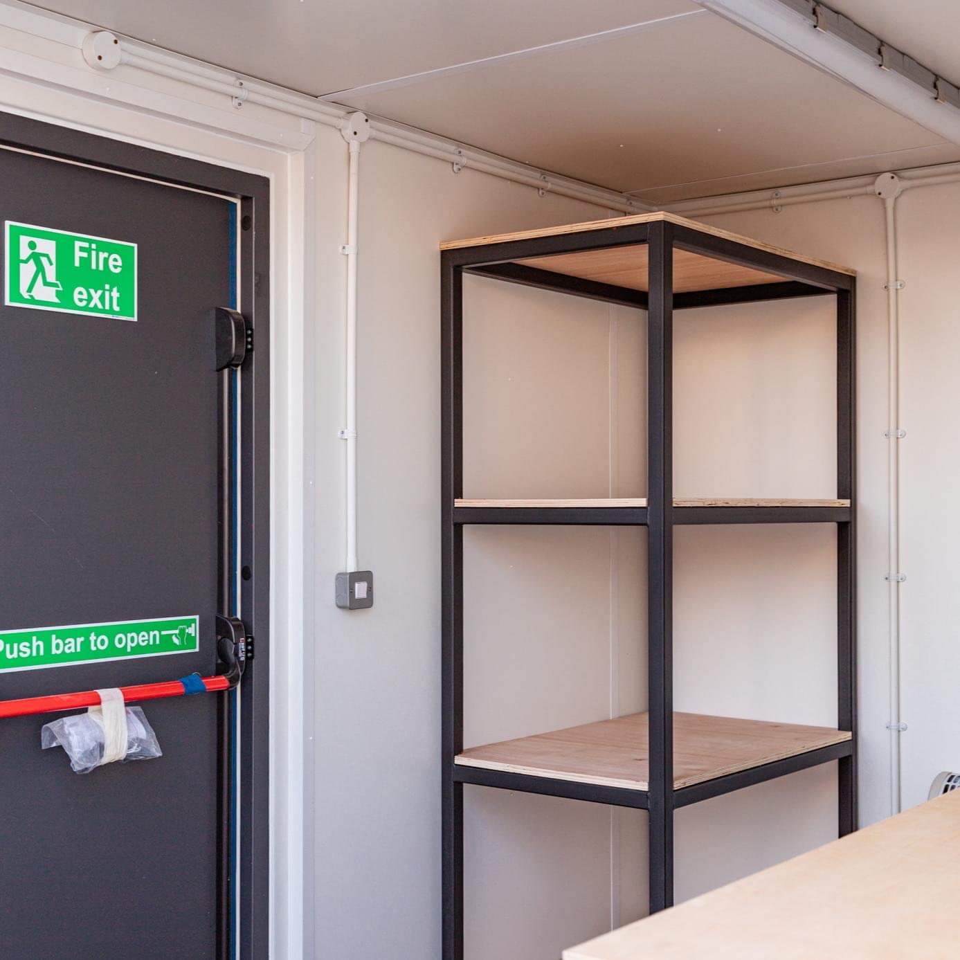 10ft Custom Workshop and Office Shipping Container with Electrical Fit-Out - Image 4