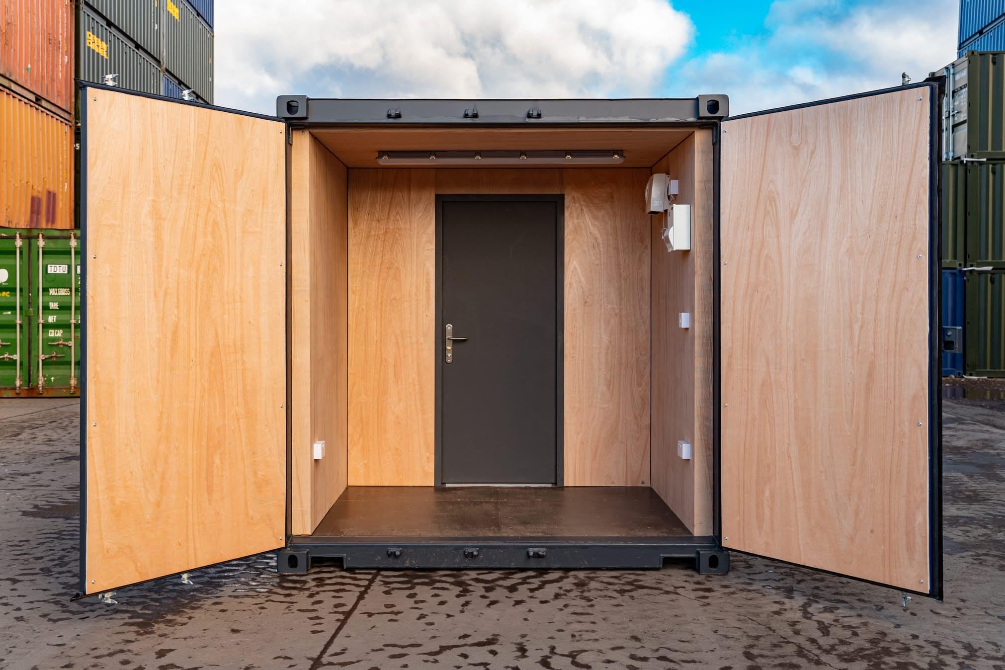 20ft Custom Container Kiosk with Serving Hatch and Electrical Fit-Out - Image 3