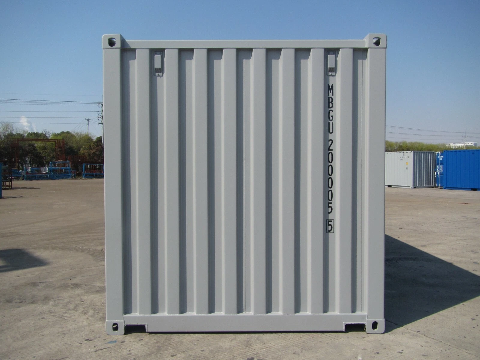 New 20ft Shipping Container – Grey Exterior - Image 5
