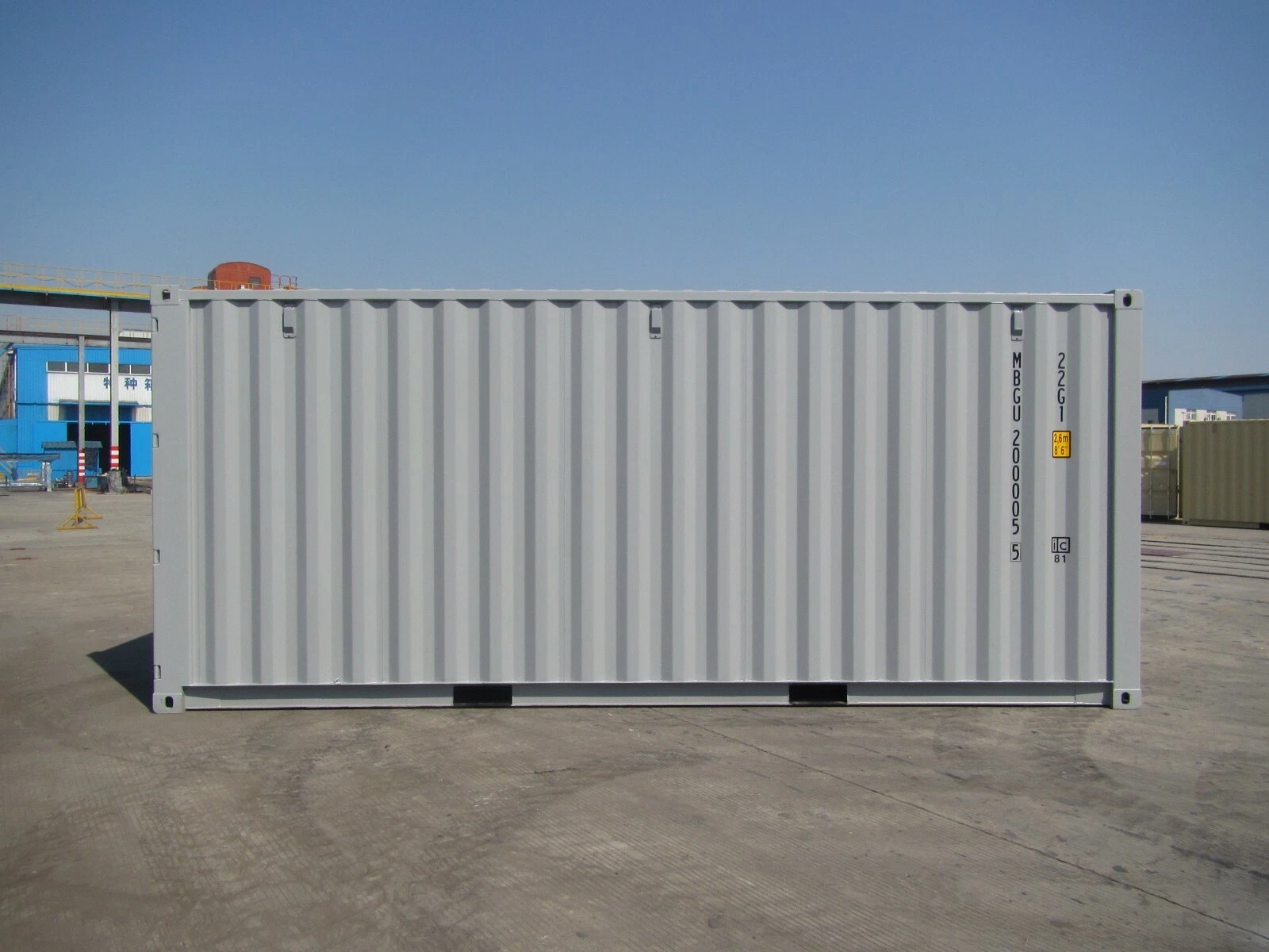 New 20ft Shipping Container – Grey Exterior - Image 8