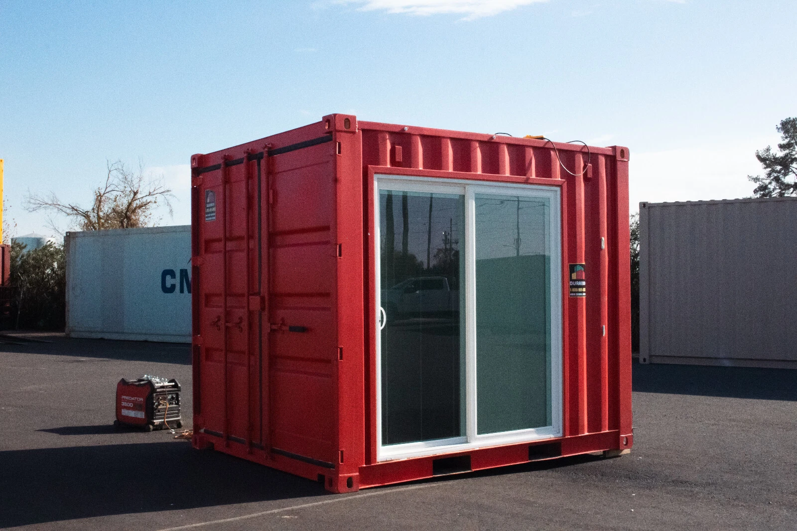 10ft Container Concession Stand with Service Window and Electrical - Image 4