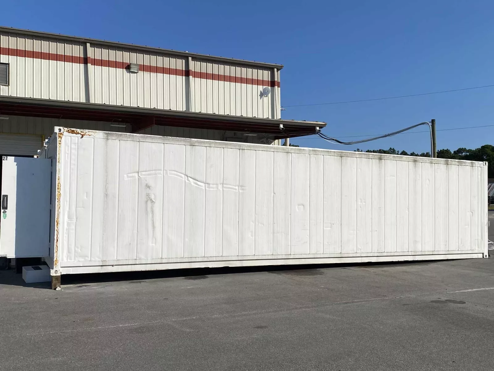 40ft High Cube Insulated Container with 5 Ton Bard HVAC – As-Is - Image 3