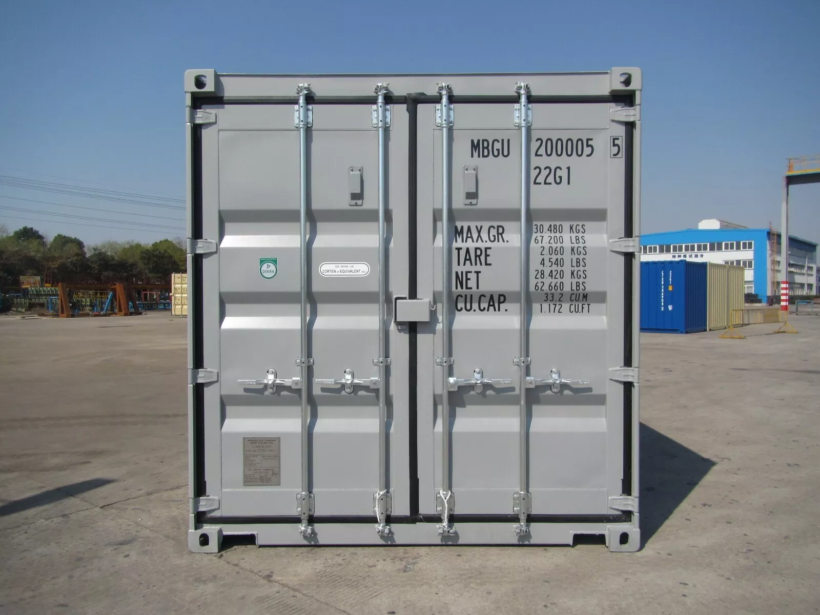 New 20ft Shipping Container – Grey Exterior - Image 7