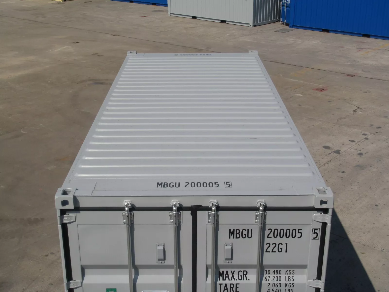 New 20ft Shipping Container – Grey Exterior - Image 6
