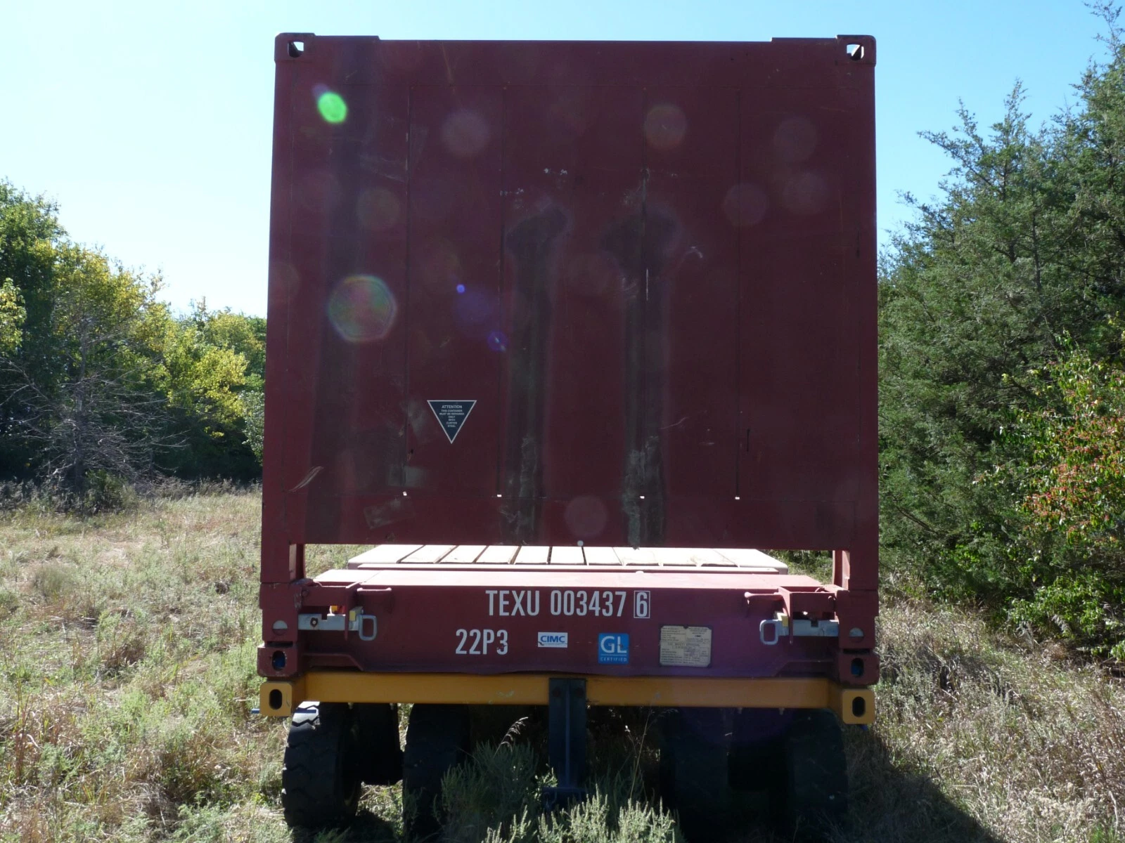 20ft Flat Rack Container – One Trip – Open Sides - Image 7